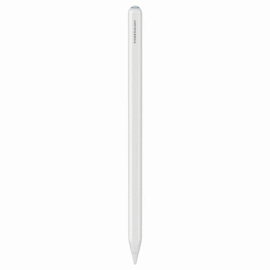 قلم باورولوجي نيوتيك الذكي للاجهزة اللوحية - ابيض | Powerology Neotec Active Stylus Pen Stylet Gestuel Intelligent - White