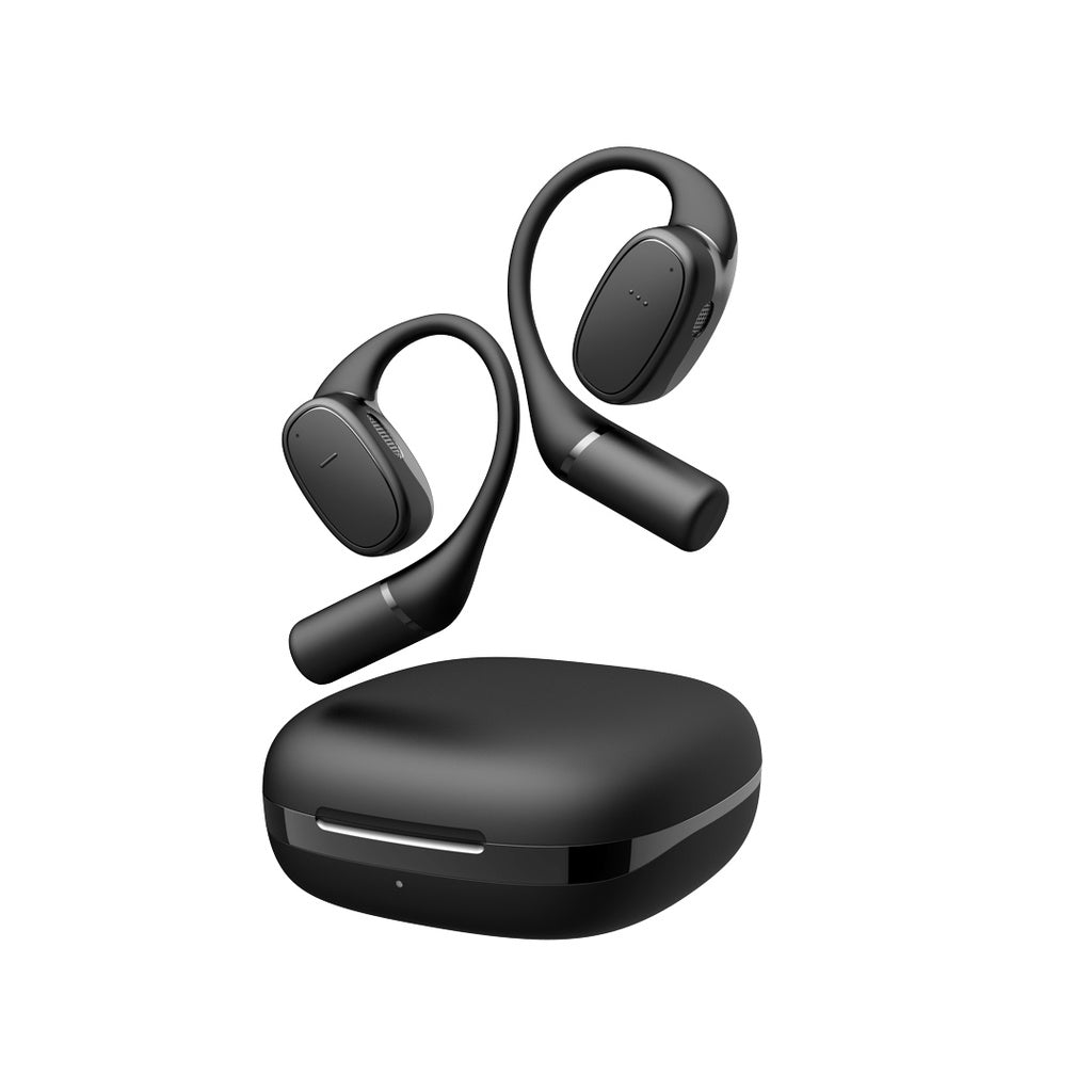 سماعات باورولوجي اللاسلكية مع علبة شحن - وقت تشغيل 8 ساعات | Powerology OWS Earbuds with Charging Case – 8H Playtime.