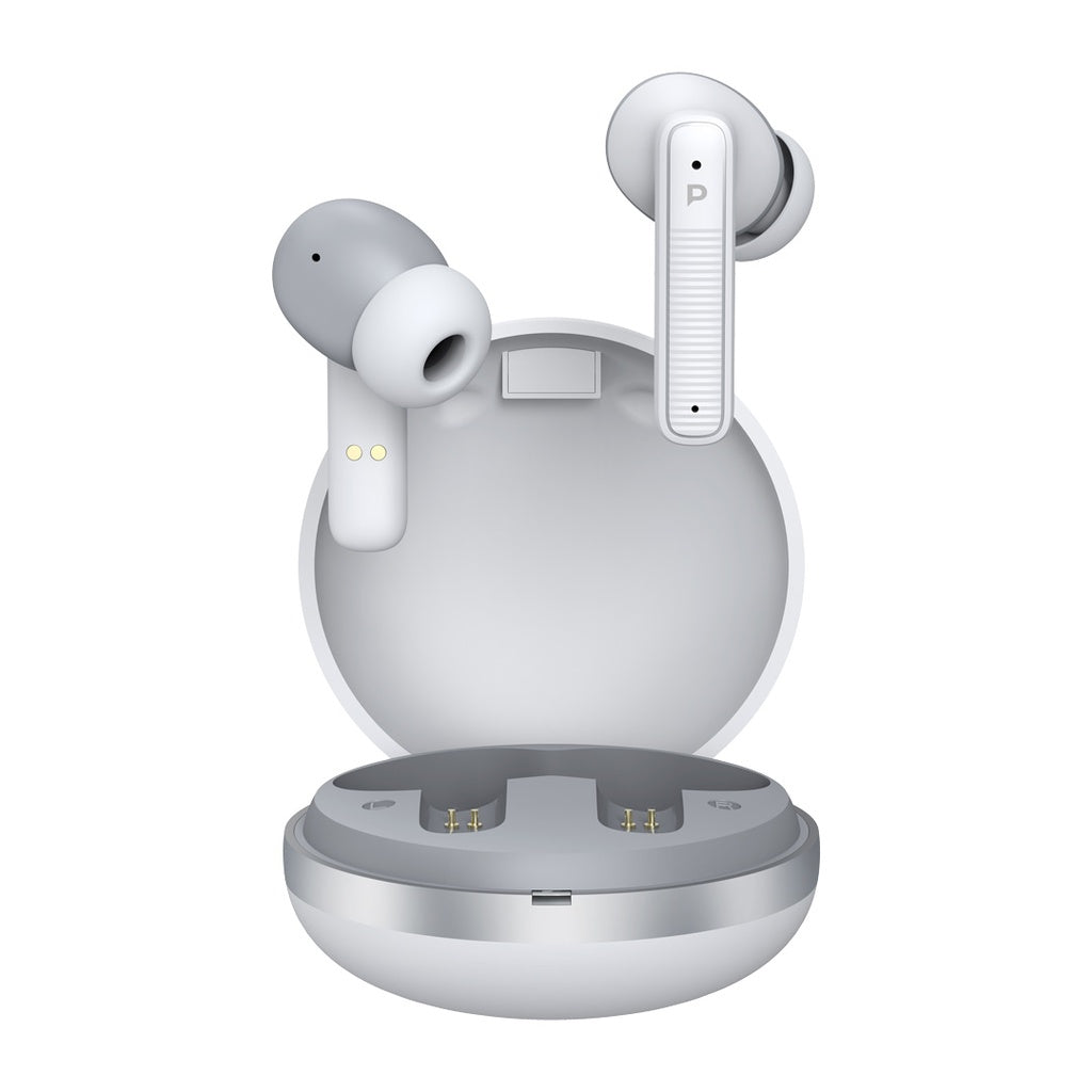 سماعات باورولوجي TWS اللاسلكية بمايكرفون رباعي وعزل ضوضاء | Powerology TWS Earphone with Quad Mic ENC.