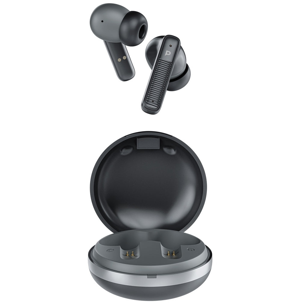 سماعات باورولوجي TWS اللاسلكية بمايكرفون رباعي وعزل ضوضاء | Powerology TWS Earphone with Quad Mic ENC.