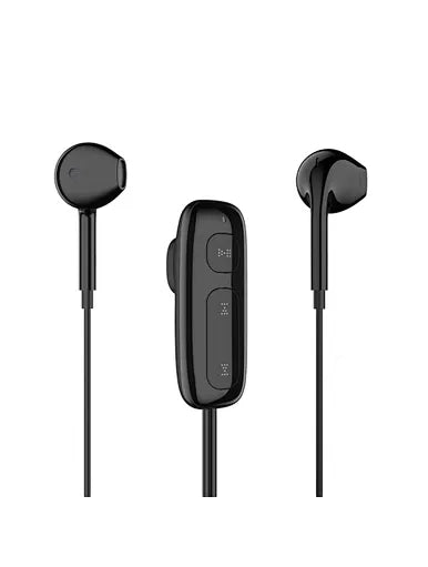 WiWU Bluetooth Wired Earphone with strong Magnetics Clamp Sports Earbuds -  سماعة بلوتوث سلكية مع مشبك مغناطيسي قوي سماعات أذن رياضية صوت ستيريو هافي سماعة رأس سلكية مع ميكروفون من ويوو