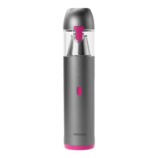 Momax MICRO CLEANSE Portable Vacuum Cleaner - مكنسة موماكس مايكرو كلينس المحمولة, مكنسة كهربائية صغيرة لاسلكية لتنظيف السيارة والمكتب