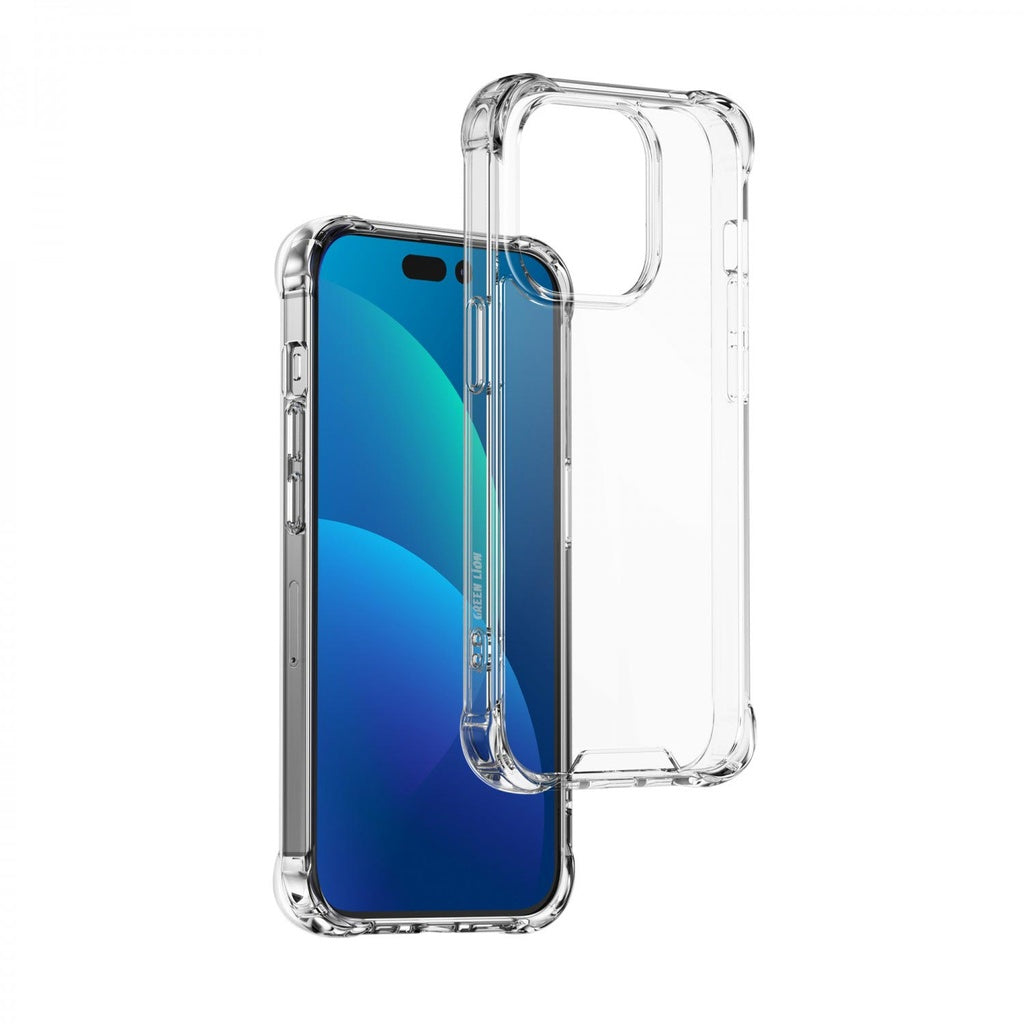 Green Lion Rocky Series 360° Anti-Shock Case for iPhone - جراب جرين ليون جل شفاف لأيفون