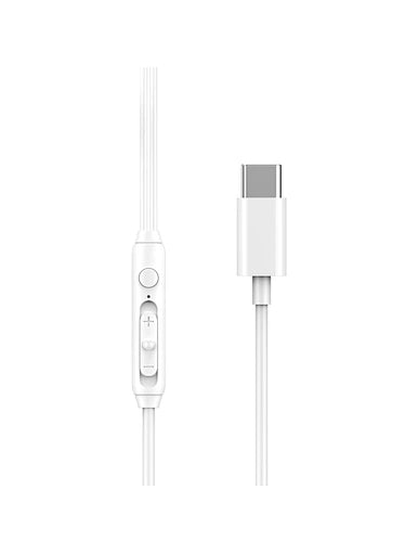 WiWU Type C Wired Earphone Ergonomic Design Sports Headsets - سماعات أذن سلكية من النوع سي سماعات رياضية بتصميم مريح من ويوو