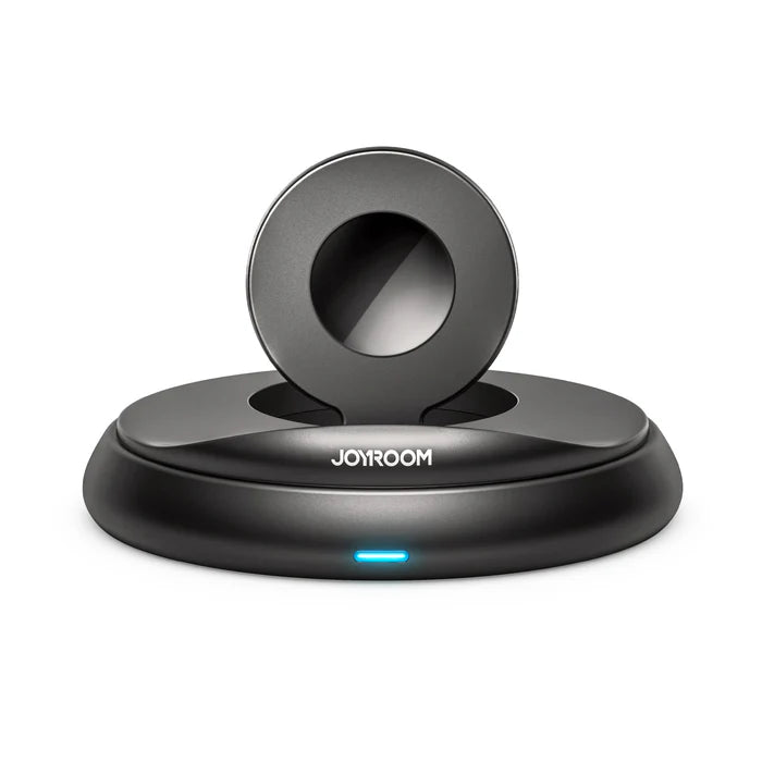 JOYROOM JR-W12 Foldable Wireless Watch Charger - شاحن ساعة لاسلكي قابل للطي صغير للسفر ويدعم الوضع الليلي من جويروم