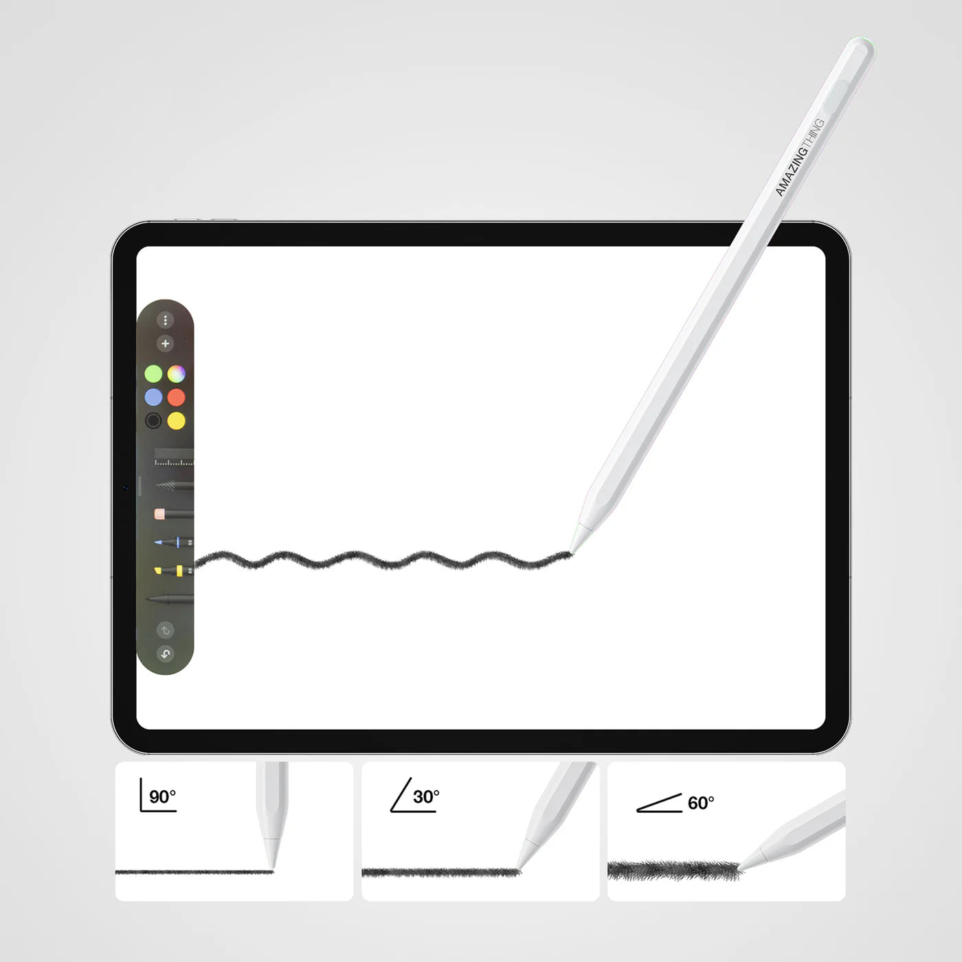 قلم الرسم الرقمي اميزنك ثنك سكيتش بين برو 2 بدقة عالية ومتطورة | AMAZINGTHING SketchPen Pro 2 – Advanced Precision Digital Stylus