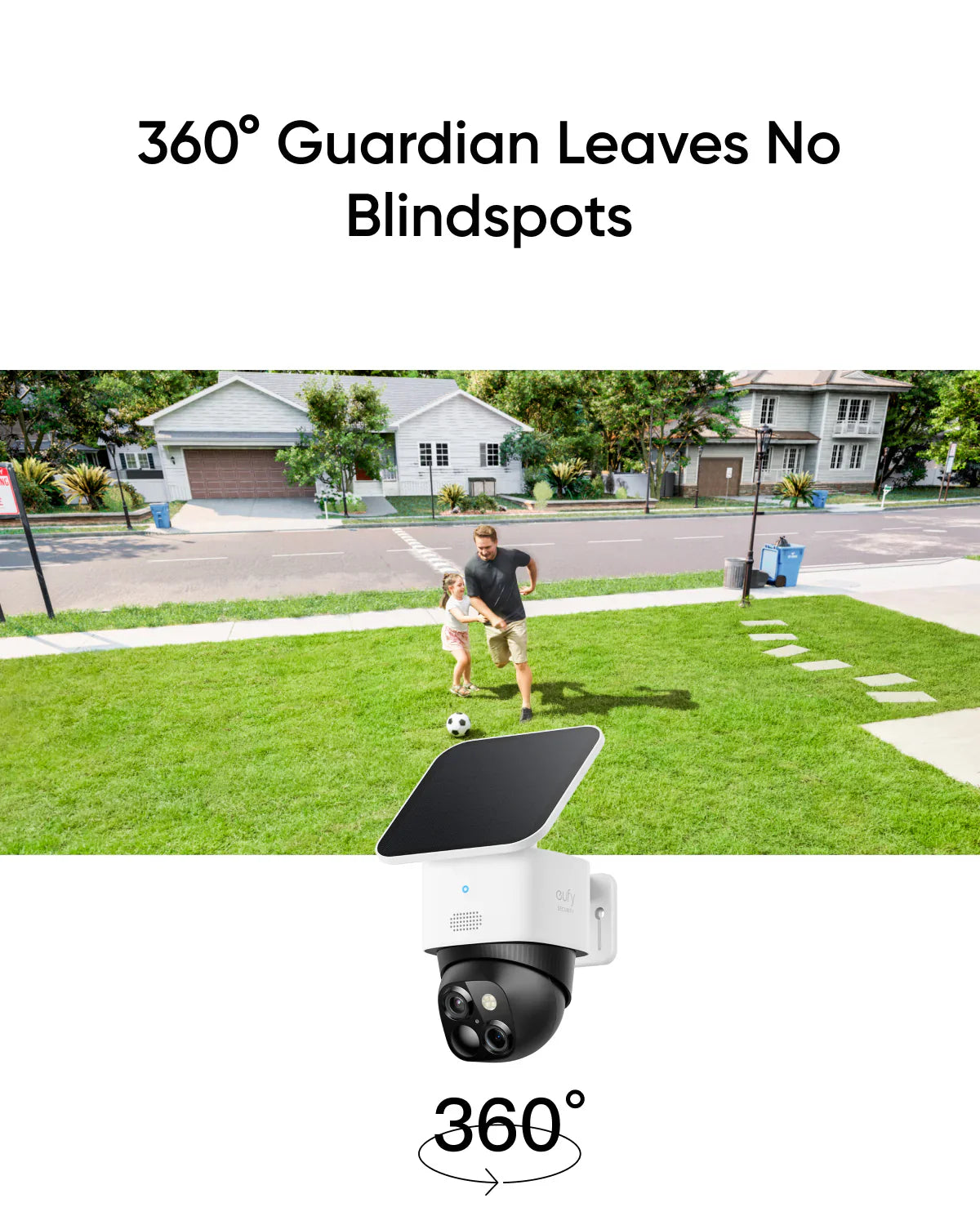 Anker eufy Security SoloCam S340, Solar Wireless Outdoor 3K Camera | كاميرا مراقبة انكر يوفي سولو كام S340 اللاسلكية, بدقة 3K, تشغيل طاقة شمسية