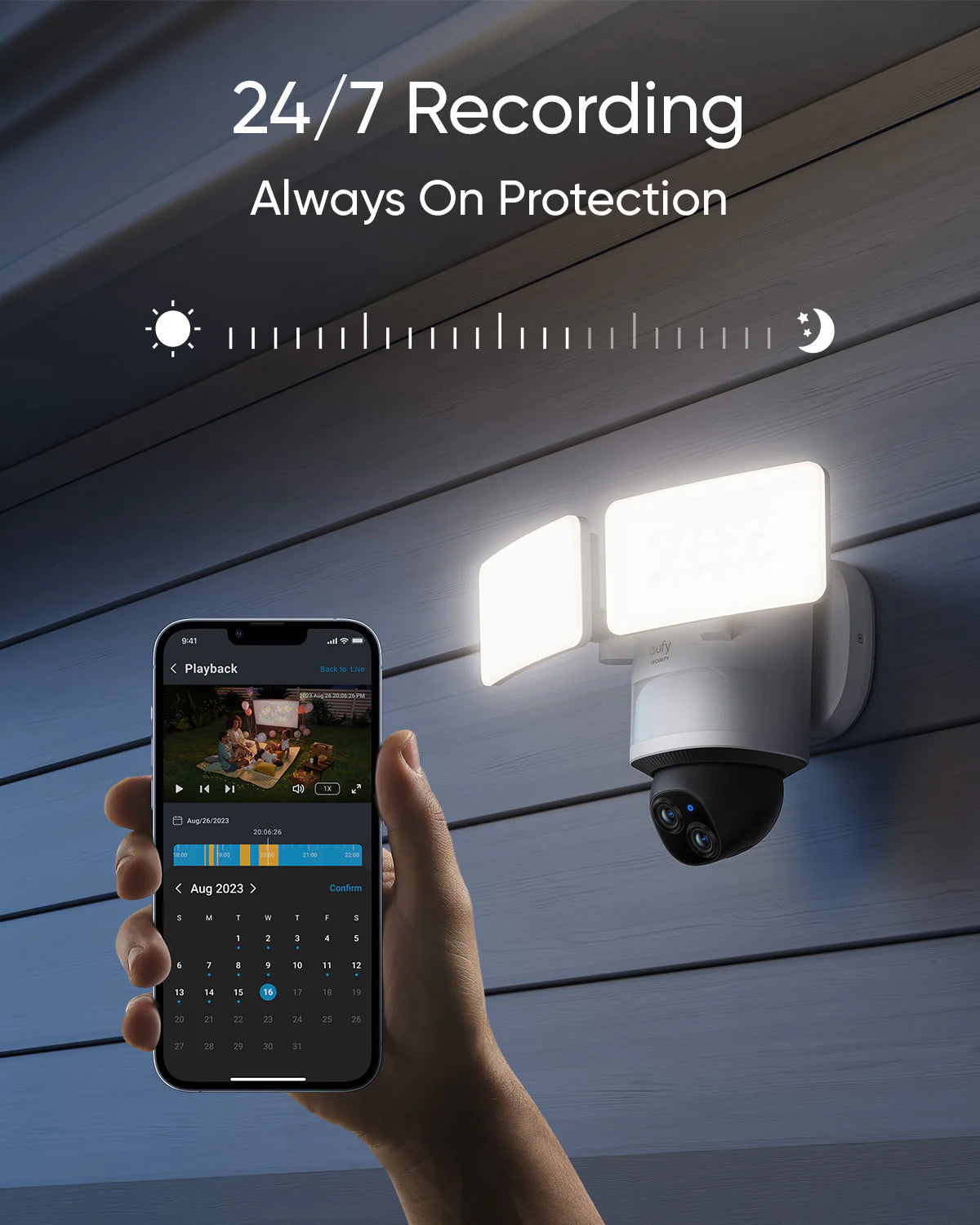 Eufy E340 by Anker Dome IP security camera Indoor & outdoor - كاميرا الأمان يوفي من أنكر دومو للاستخدام الداخلي والخارجي