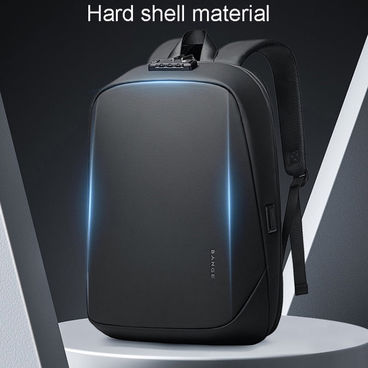 حقيبة ظهر بانجي للاعمال بسعة كبيرة مقاومة للماء - اسود | BANGE Business Laptop Bag Large Capacity Waterproof Backpack – Black