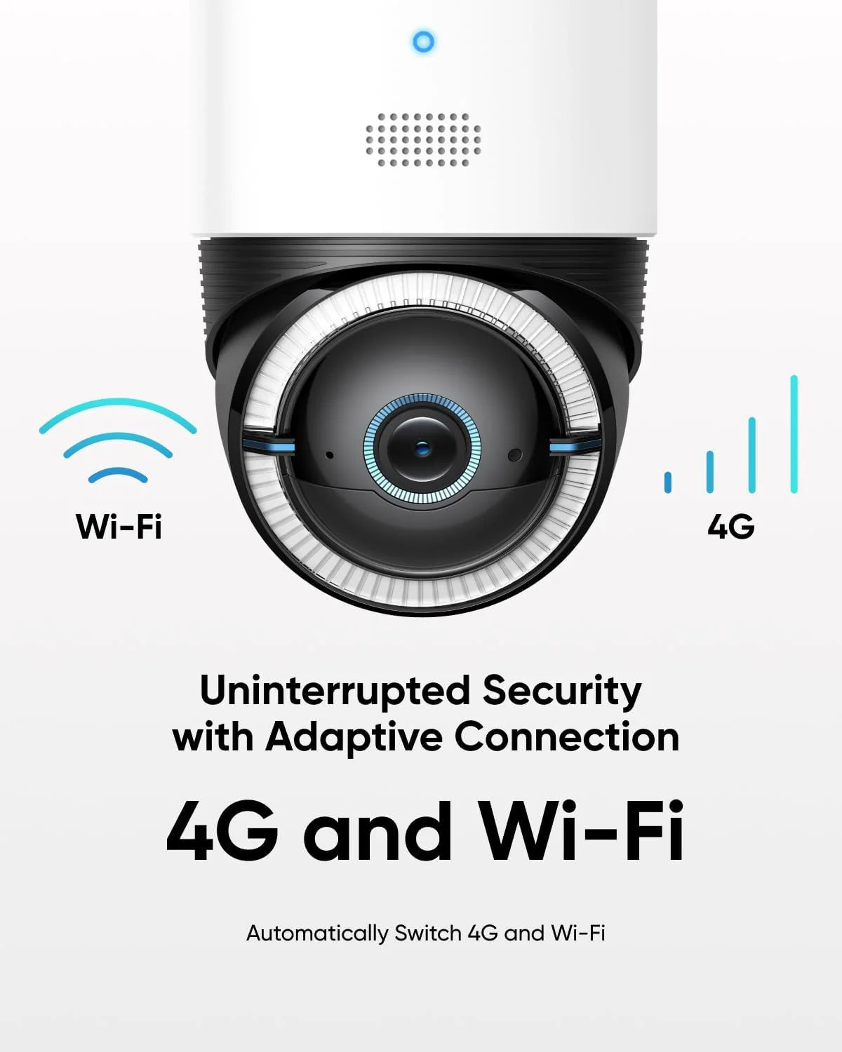 Anker Eufy 4G LTE Cam S330, 4K Solar Security Camera | كاميرا مراقبة انكر يوفي 4G LTE S330, دقة 4K, تشغيل بالطاقة الشمسية