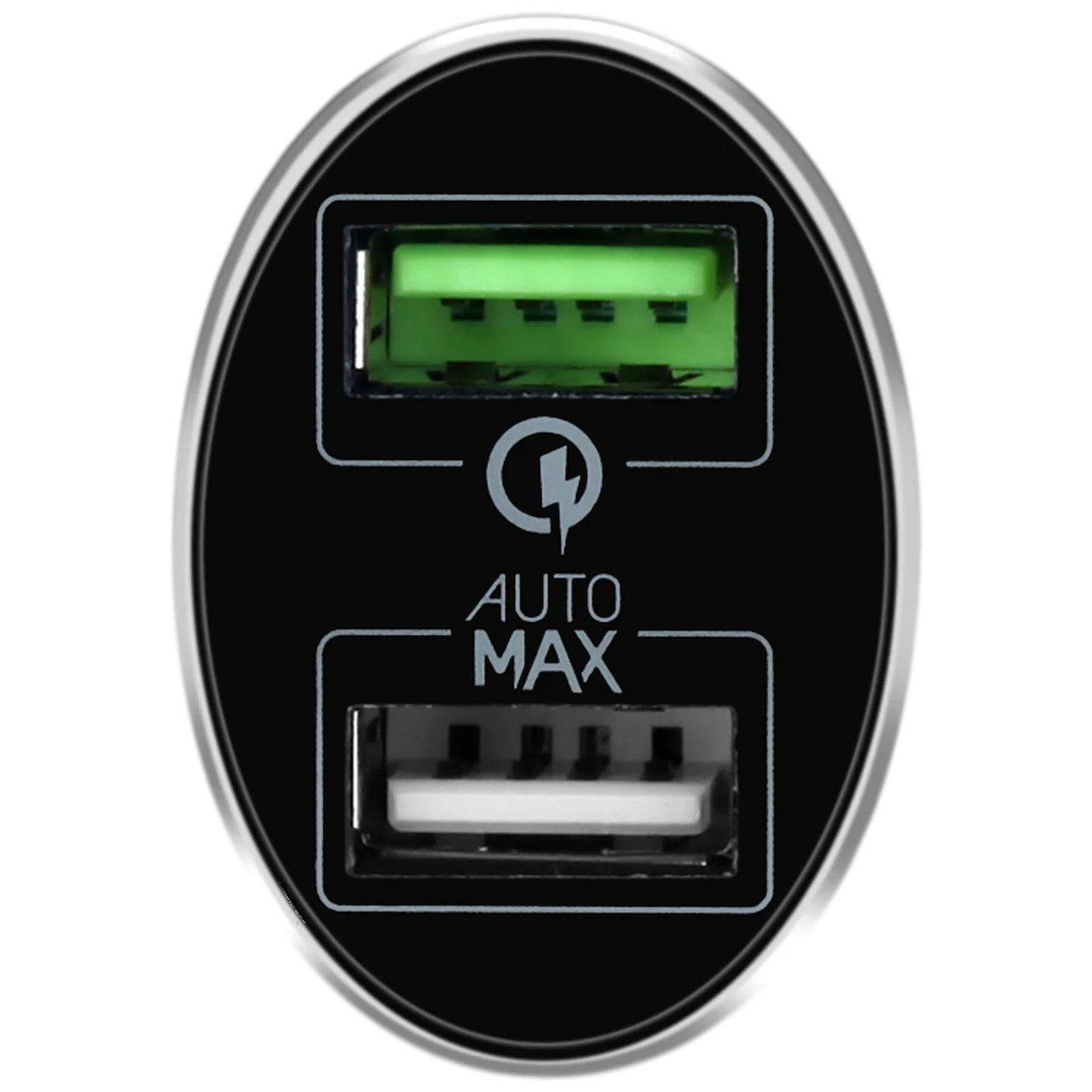 Momax USB Car Charger with Qualcomm 3.0 Fast Charging - شاحن سيارة سريع من موماكس بمنفذ USB وتقنية Qualcomm 3.0