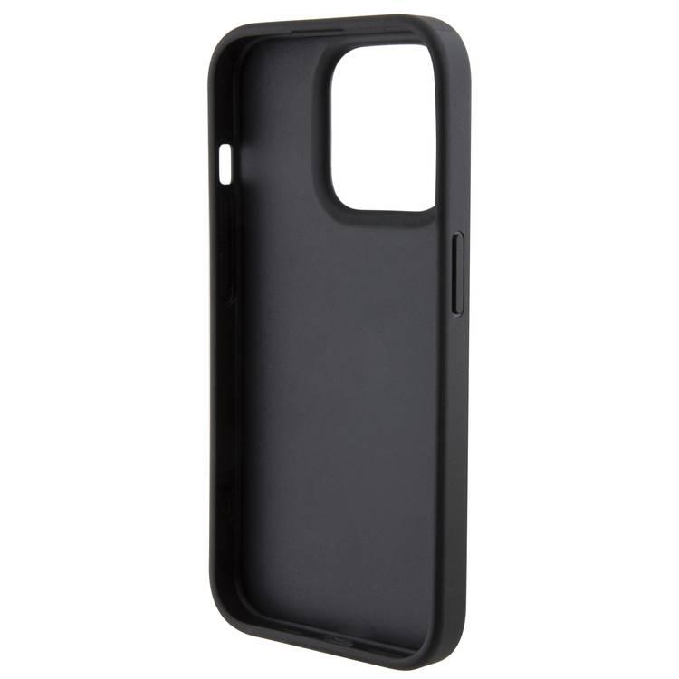 U.S. Polo Assn. PU Leather HS Pattern Case for iPhone 15 Pro Max – Blue | كفر يو اس بولو جلد بنقشة HS لهاتف ايفون 15 برو ماكس