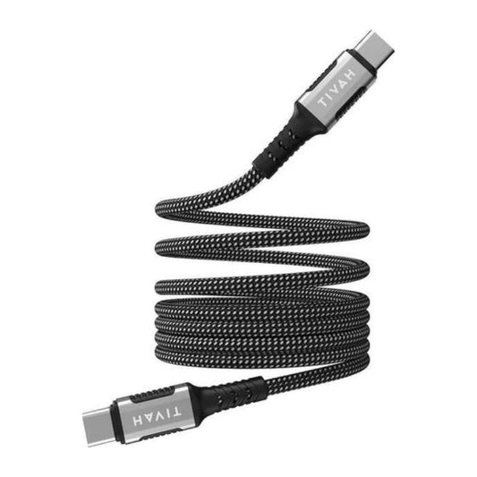Havit CB6297 Magnetic USB-C to USB-C Cable PD 60W Fast Charging 1m - كيبل تايب سي بقدرة 60 واط سريع الشحن بطول 1 متر من هافيت