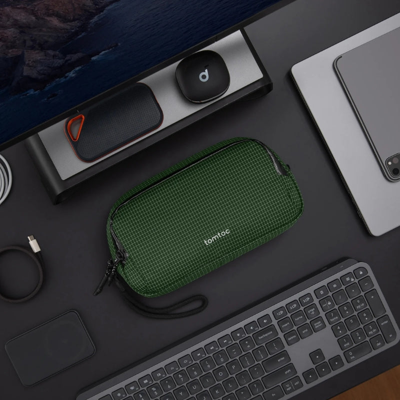 حقيبة تنظيم اكسسوارات الكترونية توم توك لايت T12 بسعة 1.8 لتر | Tomtoc Light-T12 Electronic Accessory Pouch 1.8L