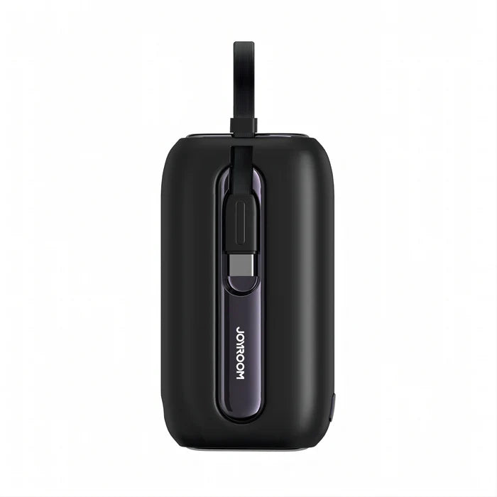 JOYROOM JR-L012 10000mAh Mini Power Bank 22.5W with Dual Cables - ميني باور بانك بسعة 10000ميلي أمبير بقدرة 22.5واط مع كابلين من جويروم