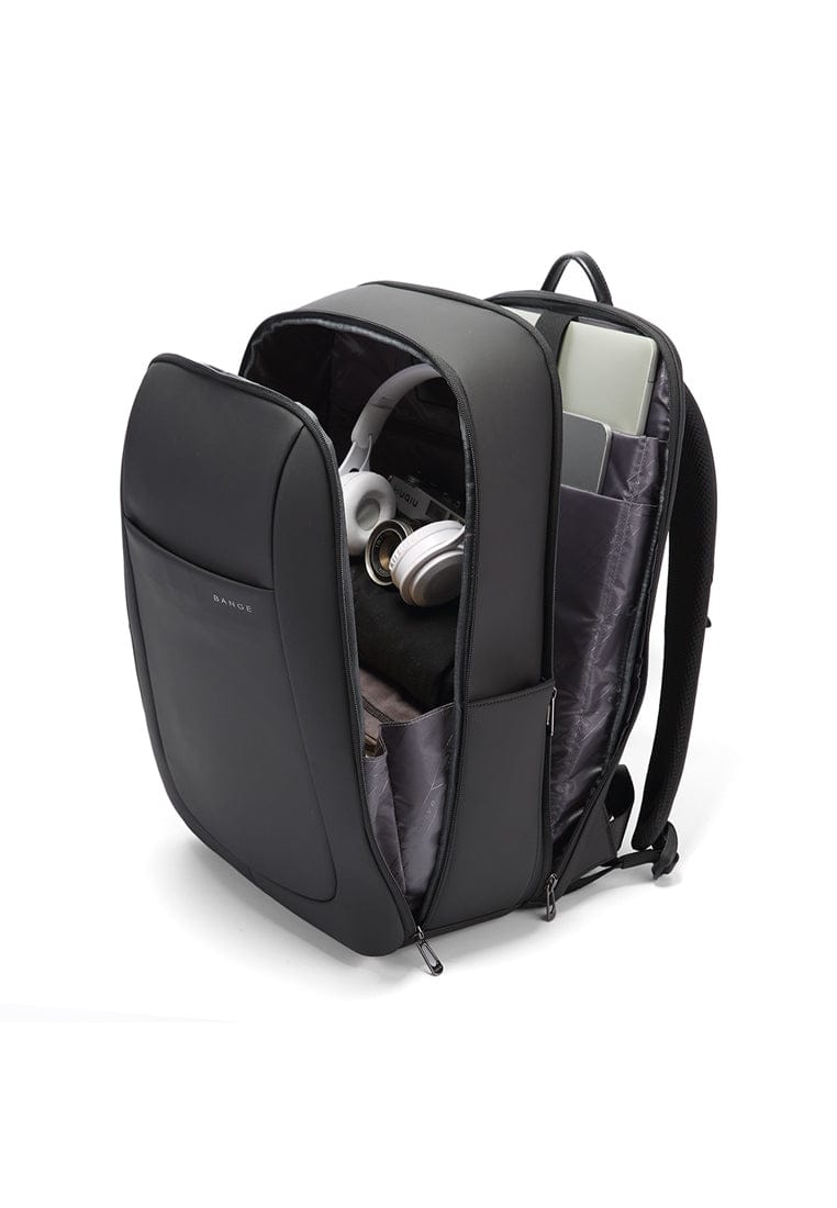 حقيبة ظهر للابتوب بسعة 15.6 من بانجي, للاعمال والسفر وبسعة كبيرة - اسود | BANGE Business Travel Laptop Backpack Slim & Big Capacity 15.6″ – Black