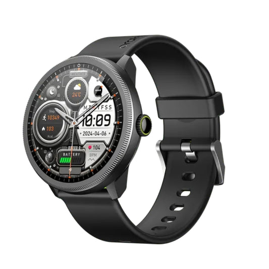 Oraimo Smart watch OSW-820 Black - ساعة أورايمو الذكية بشاشة اموليد  1.43بوصة وتتبع صحي دقيق
