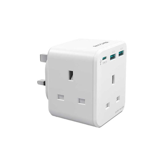 شاحن راف باور 20 واط 3 منافذ مع 3 منافذ تيار متردد - Ravpower 20w 3-Port charger with 3 AC port