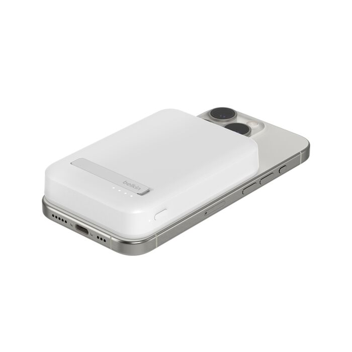 Belkin BoostCharge Qi2 Magnetic 15W Wireless Power Bank 8K - باور بانك الاسلكي بقوة 15واط وسعة 8000 ميلي أمبير من بيلكن