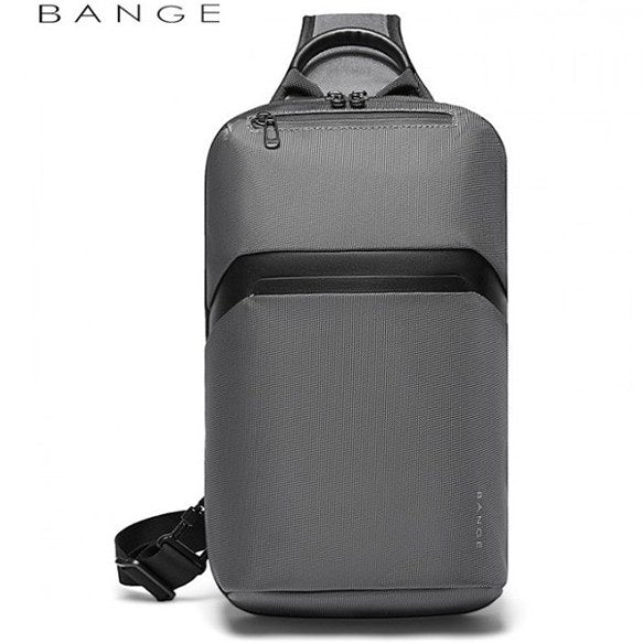 BANGE Multi-functional Men's Oxford Crossbody Anti-theft Shoulder Chest Bag with USB Port | حقيبة كتف رجالية من بانج متعددة الاستعمالات ومقاومة للماء, مع منفذ يو اس بي