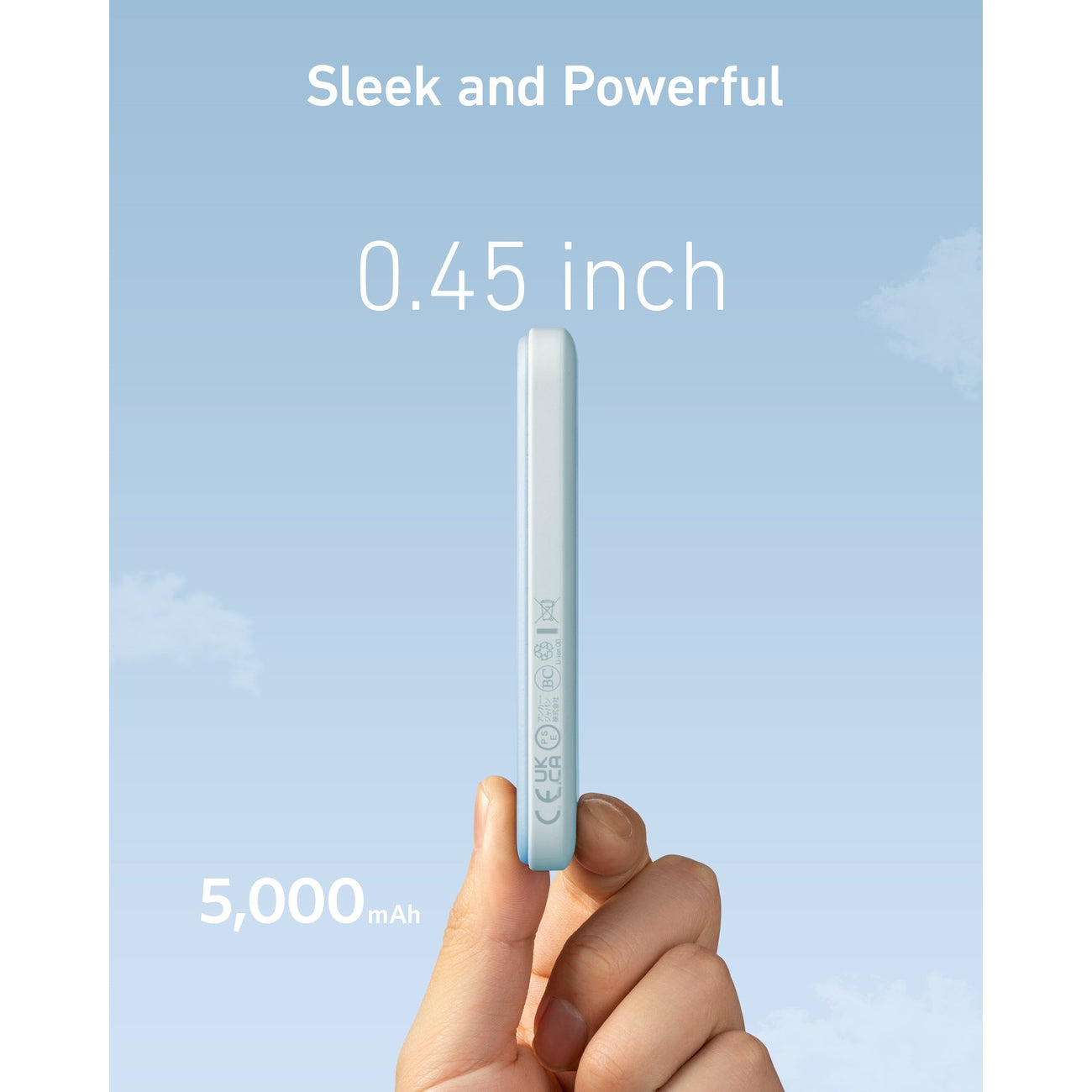 Anker 621 Magnetic 5000mAh MagGo Battery Support MagSafe - باور بانك أنكر 621 مغناطيسية ماجو 5000 مللي أمبير تدعم ماجسيف