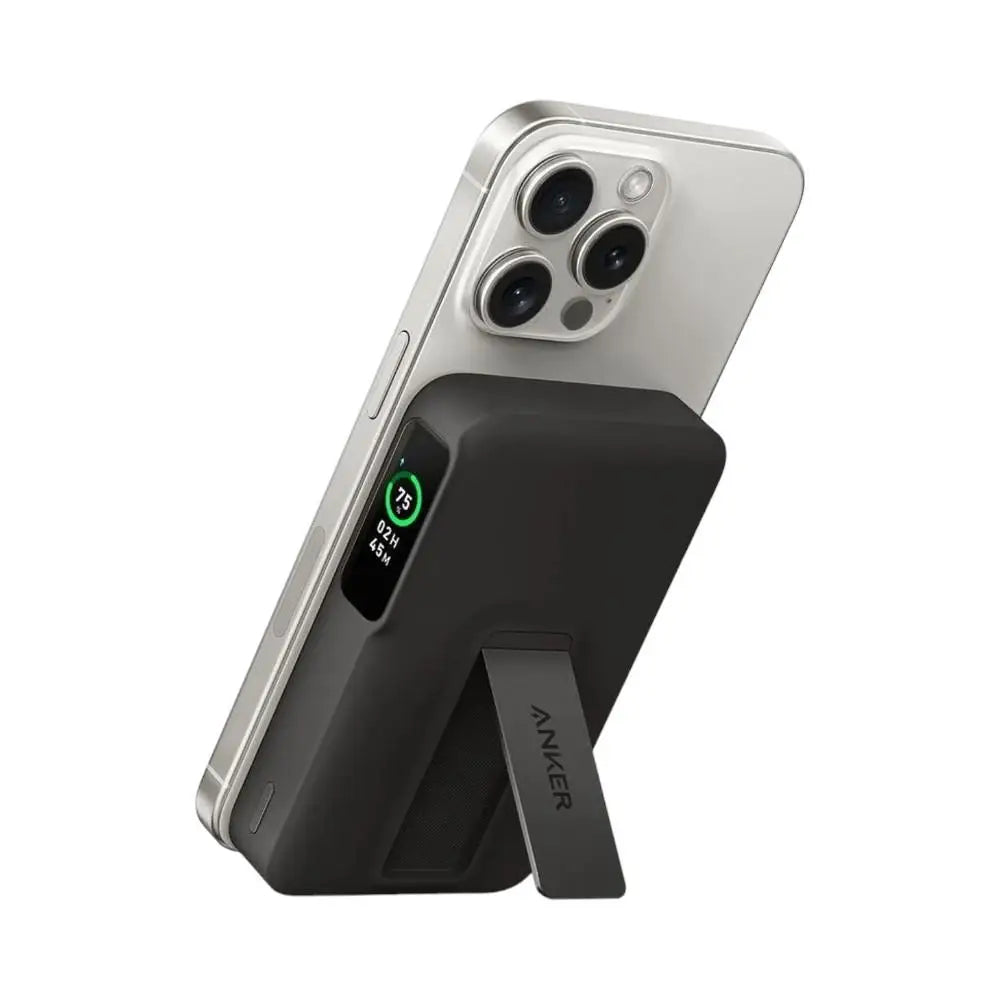 باور بانك انكر ماغ غو Qi2 بسعة 10,000 مللي امبير وبقدرة شحن 27 واط | Anker MagGo Qi2 Power Bank 10,000mAh 27W