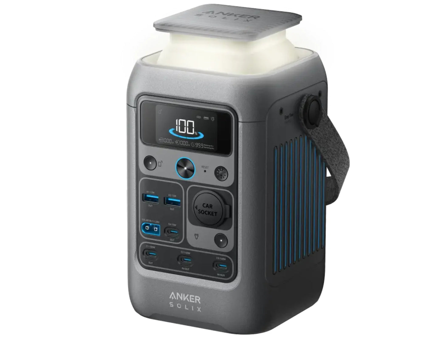 Anker SOLIX C300 DC Portable Power Station (288Wh), 300W Output | محطة الطاقة المحمولة انكر سوليكس C300 DC, بقدرة 300 واط وسعة 288 واط-ساعة