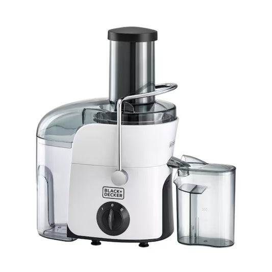 Black+Decker Fruit juicer, 800 watts power, with copper motor - عصارة فواكه بلاك أند ديكر 800 وات مع محرك نحاسي