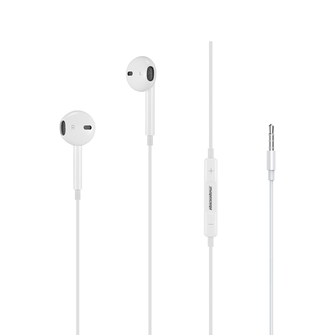 RockRose Solo MC Wired Earphones With 3.5 Mm Headphone Jack - روك روز سولو ام سي سماعات الأذن السلكية مع مقبس سماعة الرأس 3.5 ملم