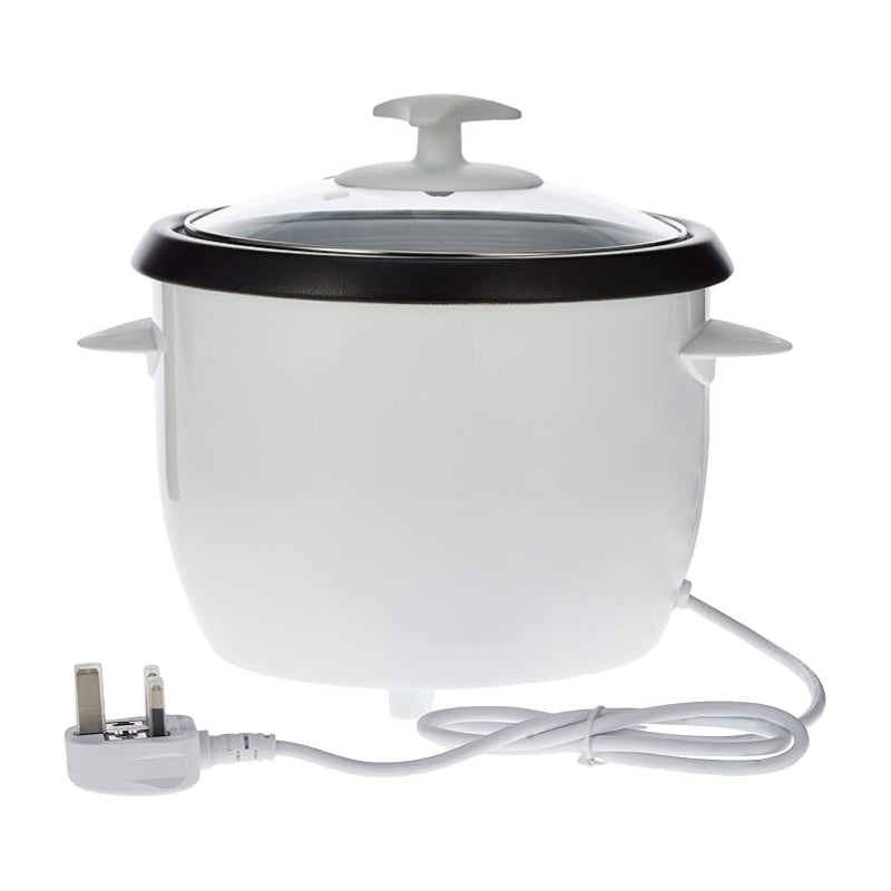 Black+Decker Rice Cooker 400W 1L Removable Non-Stick Pot - طباخ أرز بلاك أند ديكر 400 وات مع وعاء غير لاصق قابل للإزالة