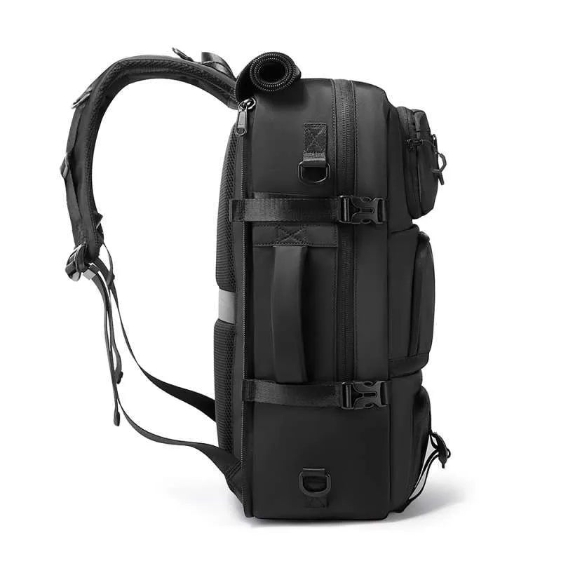حقيبة سفر بانجي متعددة الوظائف بسعة كبيرة - اسود | BANGE Travel Bag Large Capacity Lightweight Multifunctional Luggage Bag – Black