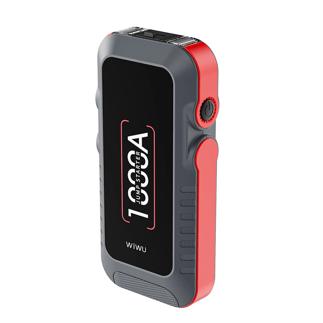 جهاز تشغيل بطارية السيارة من ويوو المتعدد الوظائف بقدرة 1000 امبير | WiWU JS001 1000A Car Jump Starter Power Inverter 12V