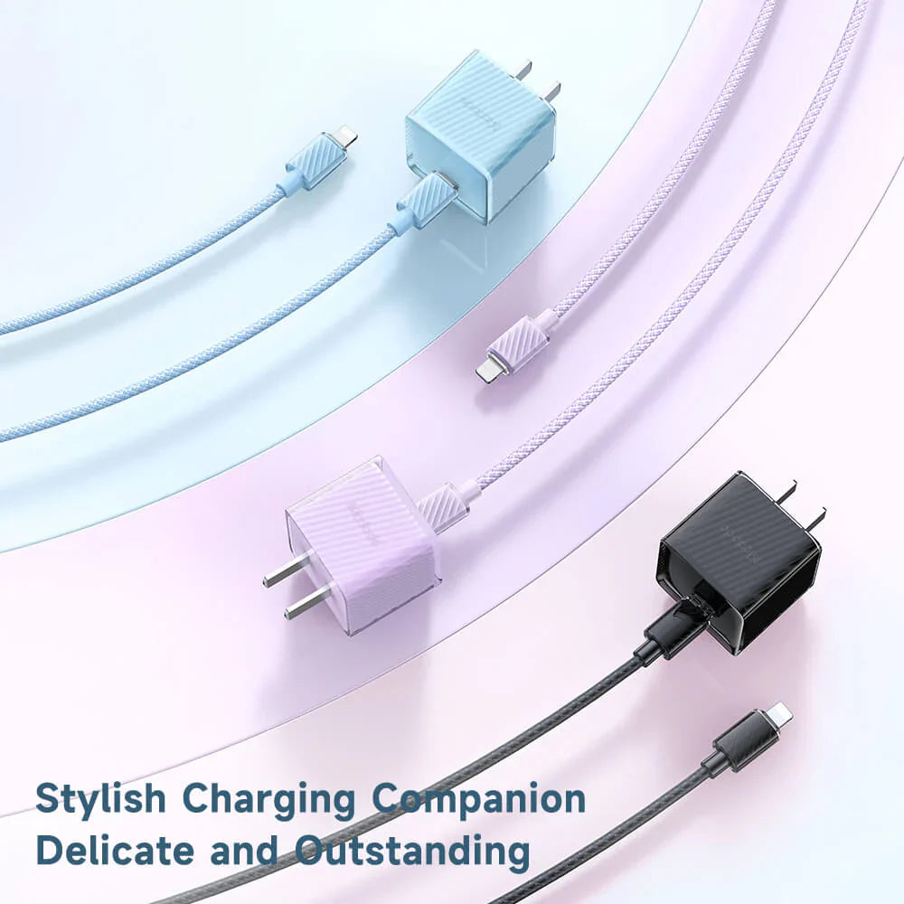 Mcdodo 36W Type-C to Lightning Cable 1.2M Dichromatic Series - كابل من مكدودو 36واط تايب سي إلى لايتننج 1.2متر سلسلة ثنائي اللون