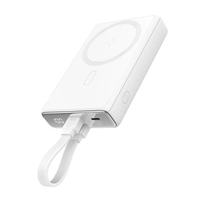 Joyroom JR-PBM01 10000mAh 20W Power Bank with Wireless Charging - باور بانك بسعة 10000ميلي أمبير وبقدرة 20واط مع شحن لاسلكي من جويروم