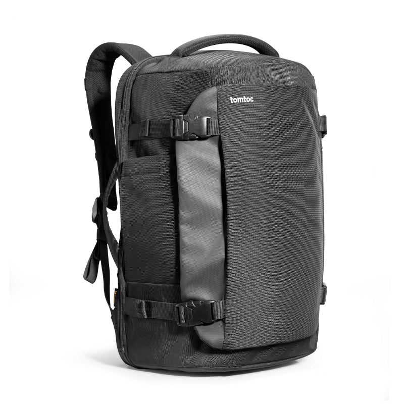 حقيبة ظهر توم توك نافيغيتور T66 للابتوب بحجم 17 انش وبسعة 38 لتر - اسود | tomtoc Navigator-T66 Travel Laptop Backpack 17 Inch / 38L - Black