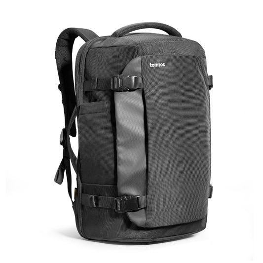 حقيبة ظهر توم توك نافيغيتور T66 للابتوب بحجم 17 انش وبسعة 38 لتر - اسود | tomtoc Navigator-T66 Travel Laptop Backpack 17 Inch / 38L - Black