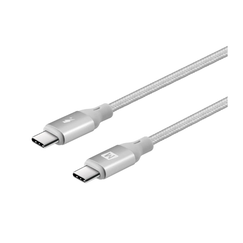 كيبل موماكس جو لينك تايب سي الى تايب سي بقدرة شحن 100 واط و طول 1.2 متر  | Momax GoLink USB-C to USB-C PD 100W Braided Cable (1.2M)