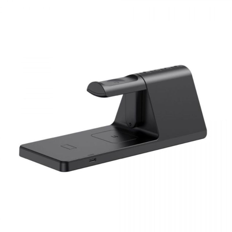 Havit W3042 Wireless Charger 3 IN 1 Phone, Watch and Buds - هافيت شاحن لاسلكي 3 في 1 للهاتف والساعة والسماعات باللون الأسود