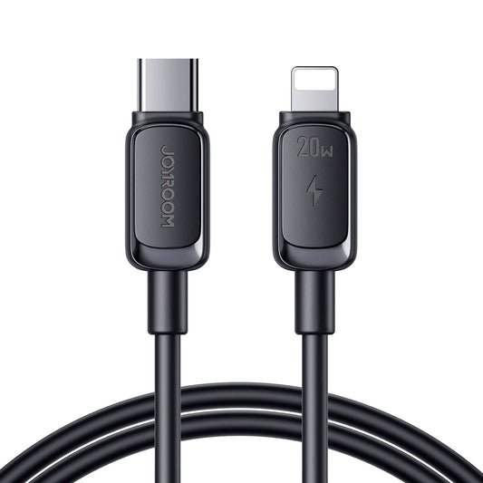 كيبل جويرووم ملتي كالار سيريس يو اس بي سي الى لايتننغ بقدرة شحن 30 واط وطول 1.2 متر | JOYROOM Multi-Color Series Fast Charging Data Cable Type-C to Lightning 30W 1.2m