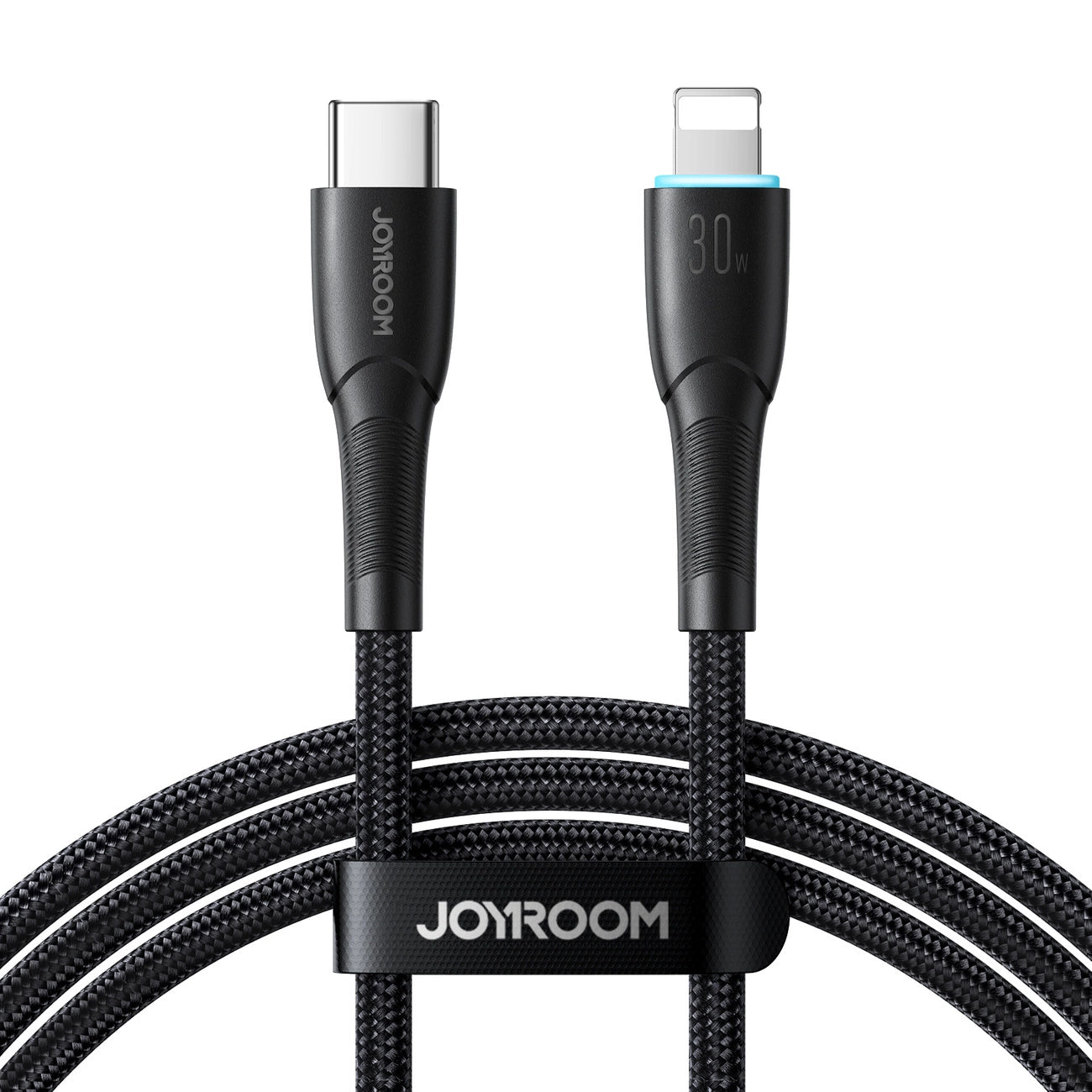 كيبل جويرووم SA32-CL3 يو اس بي سي الى لايتننغ بقدرة شحن 30 واط وطول 1 متر - اسود | JOYROOM Starry Series SA32-CL3 30W USB-C to Lightning Cable 1m – Black