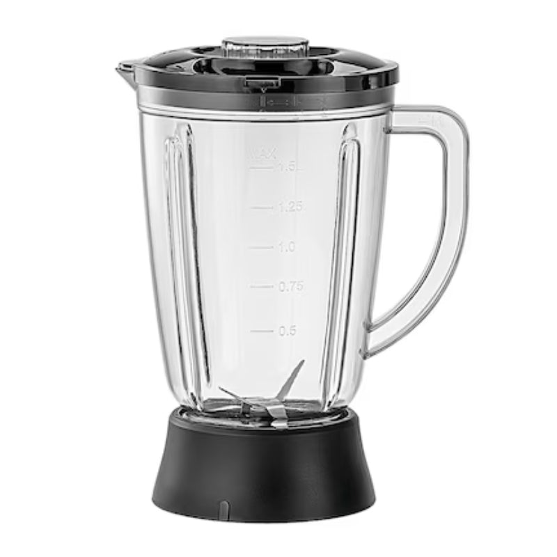 Black+Decker 800W Food Processor (Stainless Steel) FX825-B5 - محضر طعام 800 واط مع خلاط ووعاء ستانلس ستيل 2 لتر