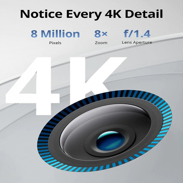 Eufy Cam by Anker 3 2-Cam Kit Outdoor Wireless 4K Camera with Integrated Solar Panel -  يوفي كاميرا لاسلكية خارجية كاميرا 4ك مع لوحة شمسية مدمجة من أنكر