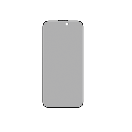 Momax Full Coverage HD Privacy Screen Protector for iPhone 15 - واقي الشاشة موماكس الخصوصي لهاتف ايفون 15, تغطية كاملة, زجاج HD مقاوم للتطفل
