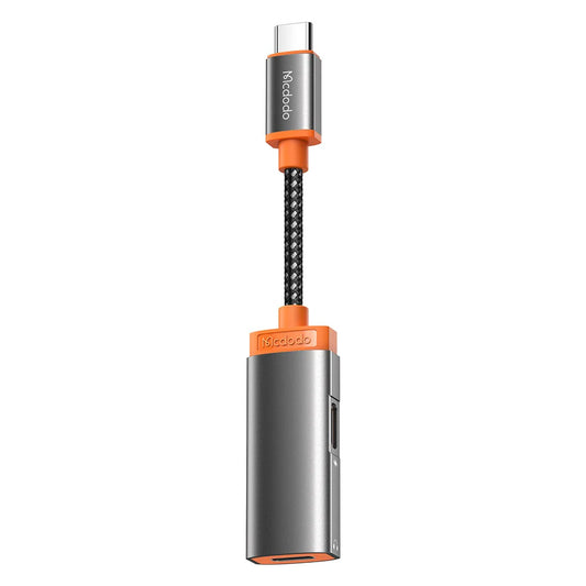 Mcdodo Type C to Dual Type C Converter Oryx Series - محول الصوت مكدودو من النوع سي إلى شحن المكالمات من النوع المزدوج بقدرة 60 وات