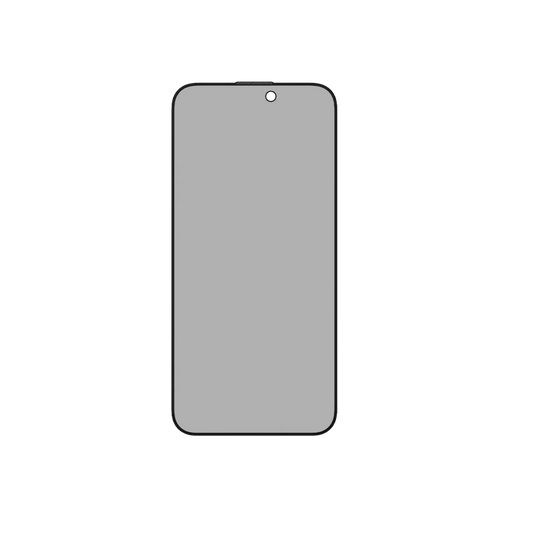 Momax Full Coverage HD Privacy Screen Protector for iPhone 15 Pro - واقي شاشة موماكس خصوصية HD لتغطية كاملة لهاتف ايفون 15 برو, حماية من التجسس, لون اسود