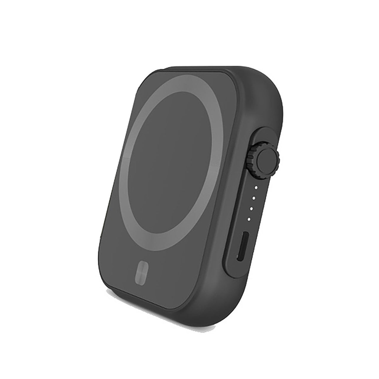 باور بانك جرين لايون تريو ماج سيف بسعة 5000 مللي امبير وبقدرة شحن 20 واط - اسود | Green Lion MagSafe Trio Power Bank 5000mAh PD 20W - Black