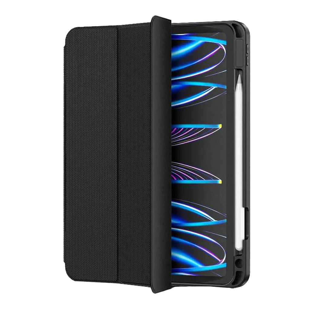 غطاء جرين لايون هوغو بريميوم مع حامل قلم لجهاز ايباد برو/اير 4/5 مقاس 10.9/11 انش - اسود | Green Lion Hogo Premium Case with Pencil Holder for iPad Pro/Air 4/5 11"/10.9" - Black