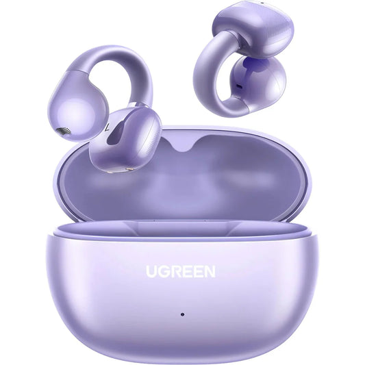سماعات يوجرين لاسلكية مفتوحة الأذن بلوتوث 5.4 مع إلغاء الضوضاء 30 ساعة تشغيل | UGREEN Open-ear Earbuds Wireless Bluetooth 5.4 Clip-on Headphone ENC Noise Cancelling