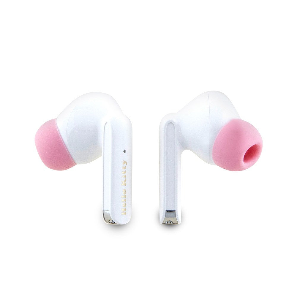 Hello Kitty True Wireless Earbuds with Gradient Electroplating Logo | سماعة Hello Kitty لاسلكية بتصميم متدرج وشعار كهربائي