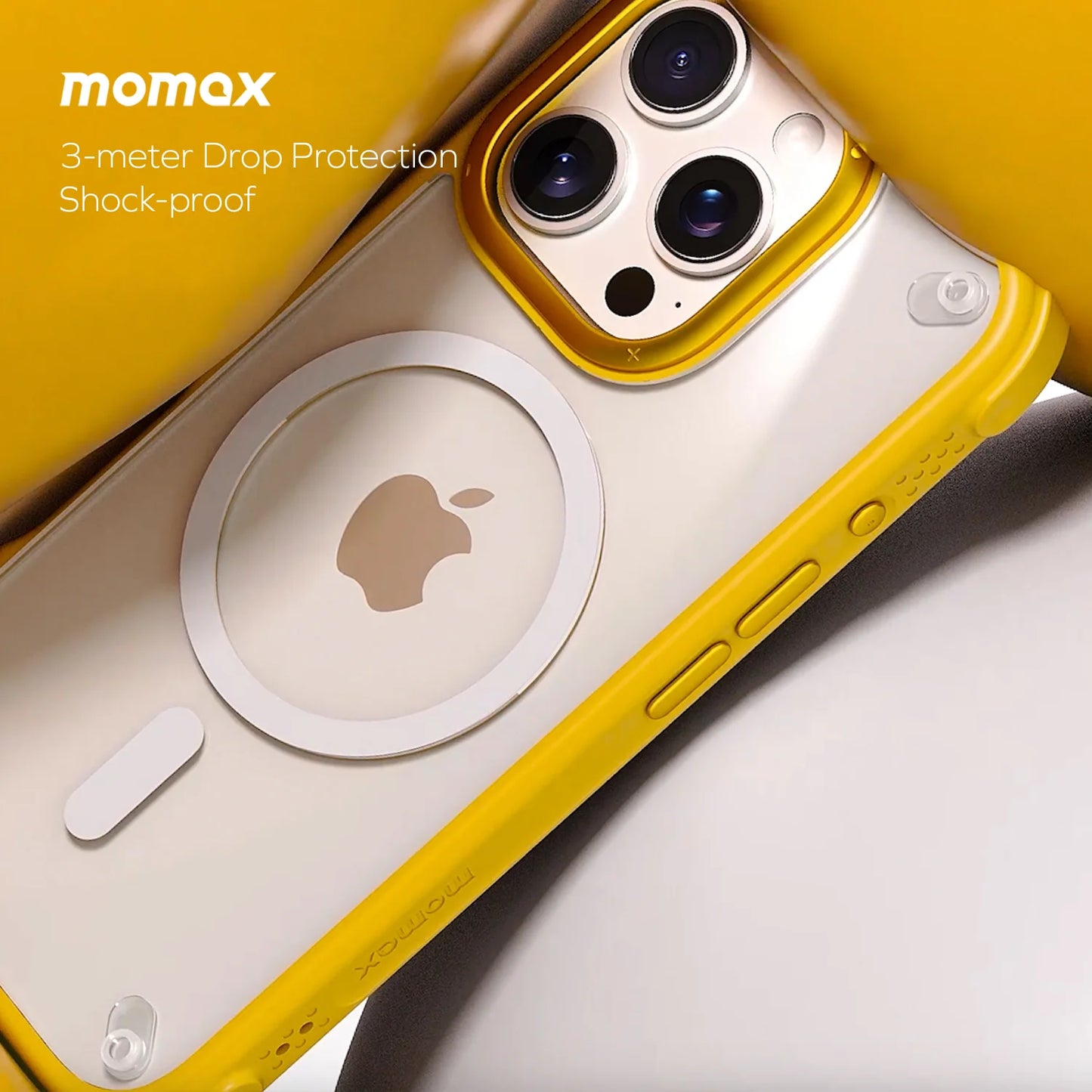 Momax Extreme Protection Magnetic Case for iPhone 16 Pro Max - غطاء موماكس اكستريم بروتيكشن المغناطيسي لايفون 16 برو ماكس  للحماية القصوى